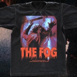The Fog 1980 Movie Tee, Horror Movie T-Shirt, 80_S Horror, Black Shirt Retro Tee